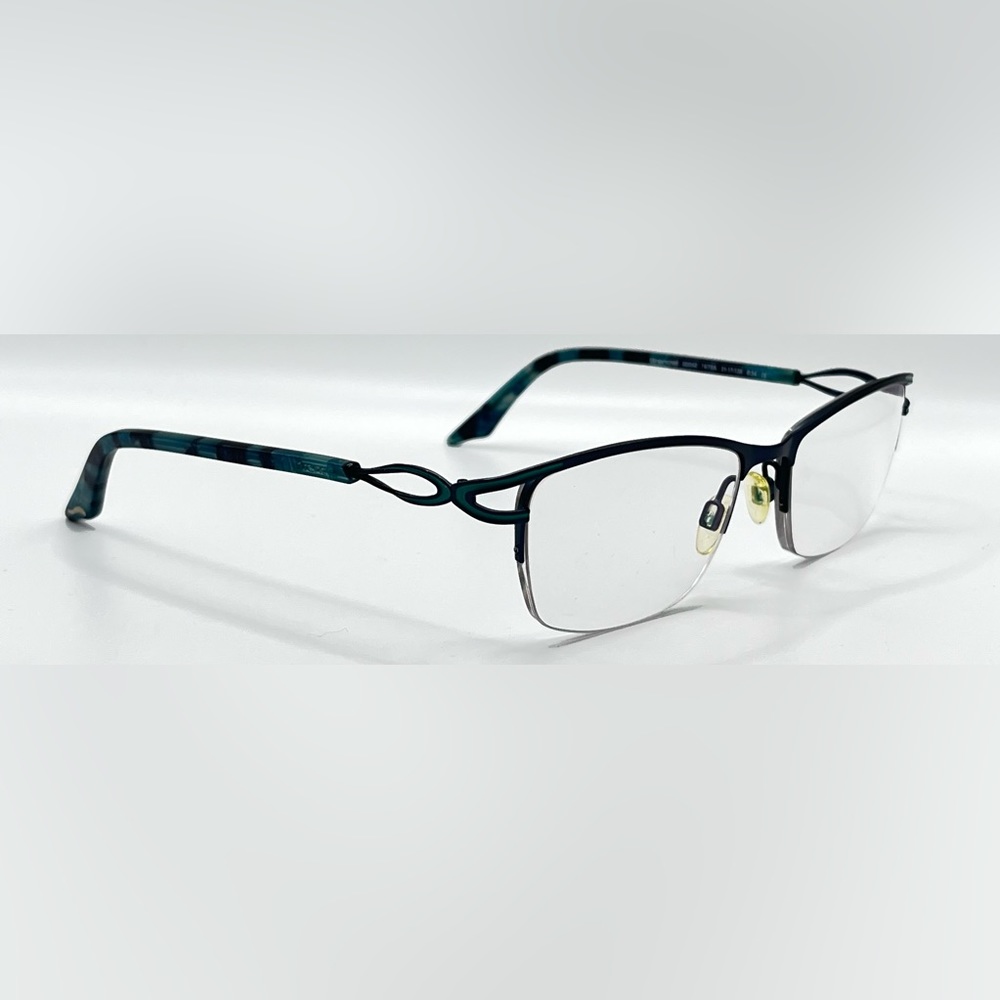 Brendel 922042 Blue Oval Half-Rim Sunglasses Frames Only